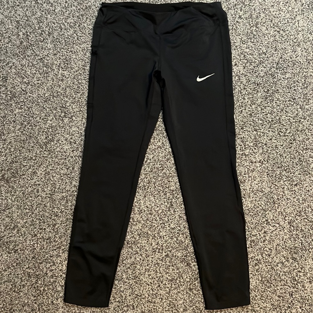 Nike Dri-Fit Women's Black Leggings Size Large EUC